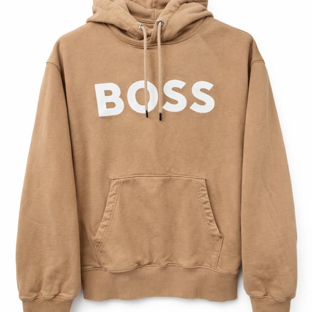 BOSS 베이지색 후드티