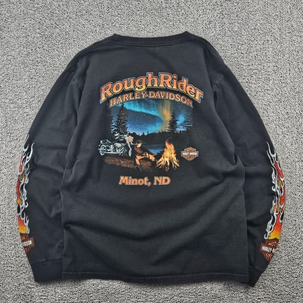 할리데이비슨 노스다코타 마이넛 플레임 롱슬리브 ( M ) / 11529