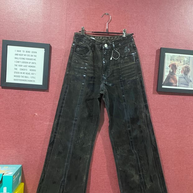 ZARA 데님 팬츠 블랙 EUR34