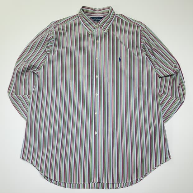 CL951 XL 폴로 00s 올드스쿨 클래식핏 멀티 스트라이프 셔츠