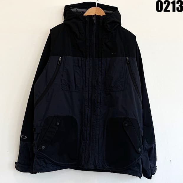 오클리 베스트+바람막이 이중 자켓 L 0213 