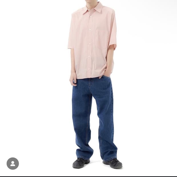 해칭룸 라글란 반팔 셔츠