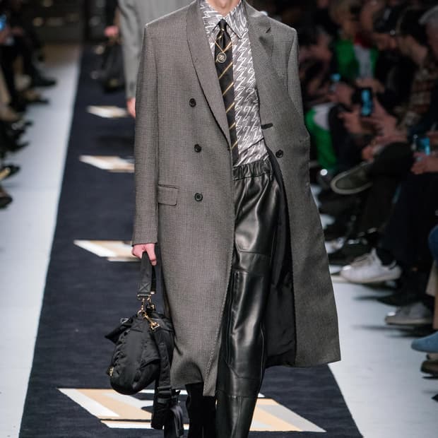 펜디 트위드 롱코트