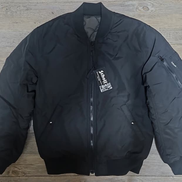 쇼트 뉴욕 리버시블 마원 봄버 자켓 블랙 M