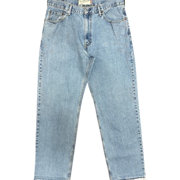 00's levi's repair jeans