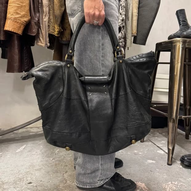 00‘s 마틴 마르지엘라 아카이브 램스킨 보스턴백 