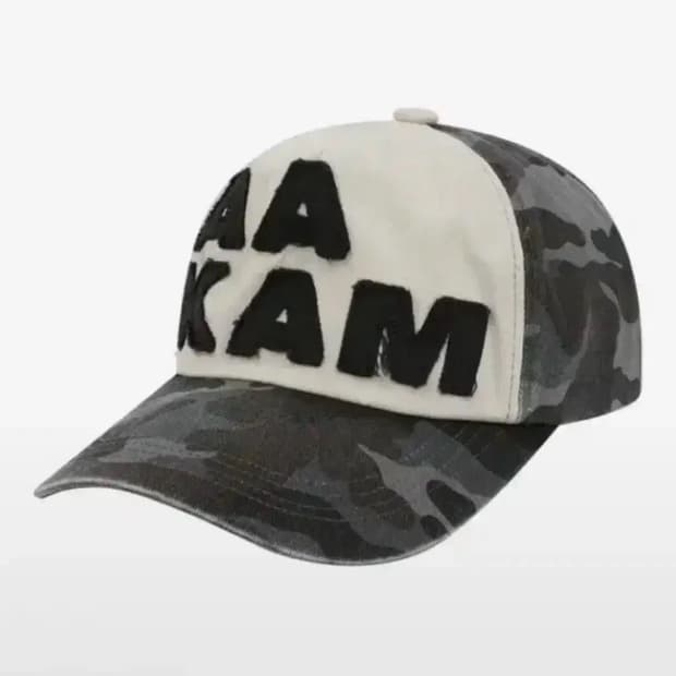 아캄 카모 볼캡 Camouflage Patch Cotton BallCap