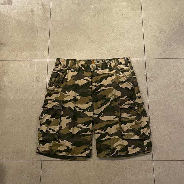 칼하트 카모 카고 반바지