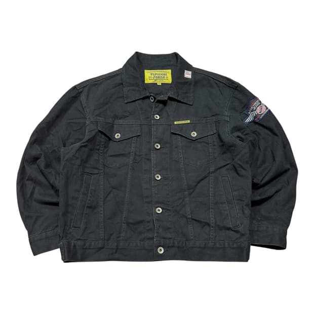 ✨ (바배) TIPICOSI JEANS 흑청 데님 자켓