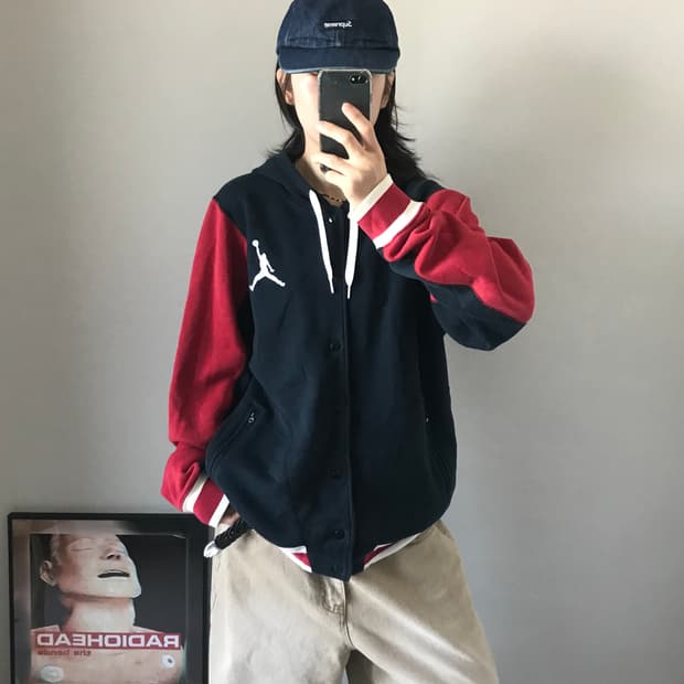 나이키 에어조던 바시티 나그랑 후드 자켓