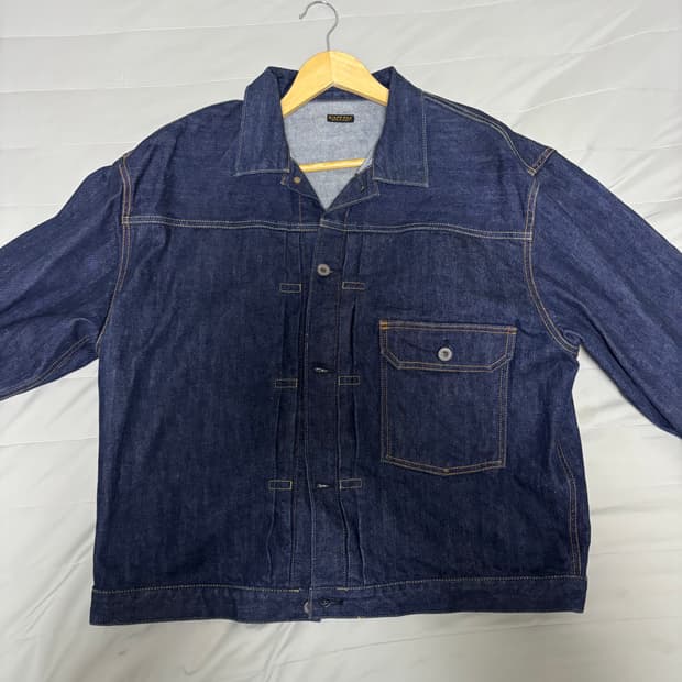 캐피탈 14온스 1st원워시 데님자켓 6사이즈