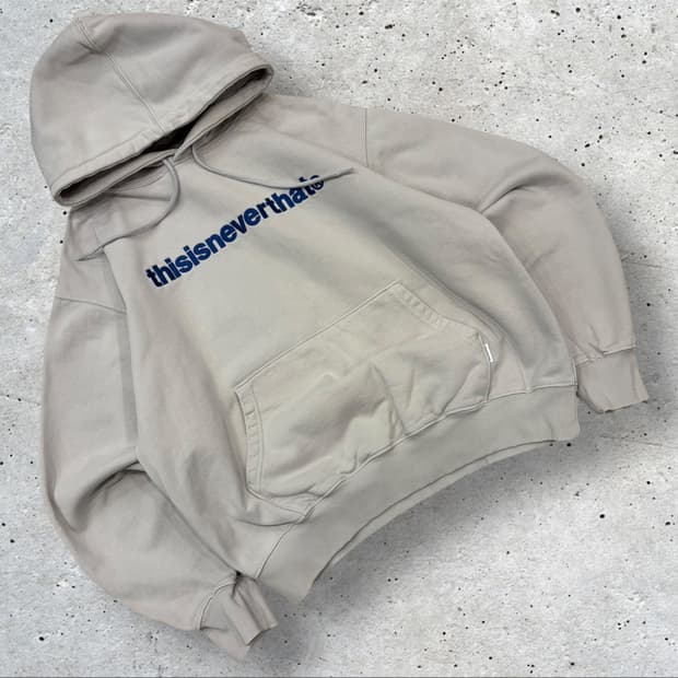 [S] 디스이즈네버댓 자수 로고 스웻 후드티 C924
