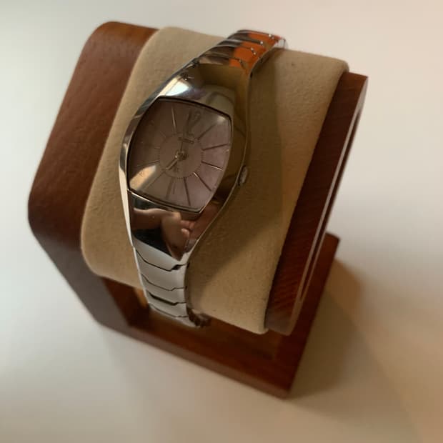 세이코 Seiko 쉘 실버 핑크