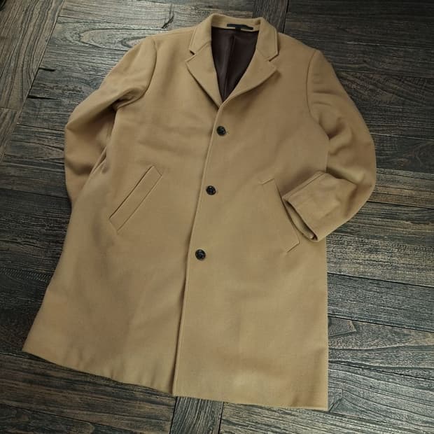 [제이크루] 캐시미어 블랜디드 싱글 롱 코트 베이지 M18378