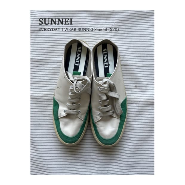 SUNNEI 레더 / 스웨이드 스니커즈 (270)