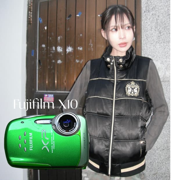 그린 후지필름 파인픽스 XP10 카메라 디카