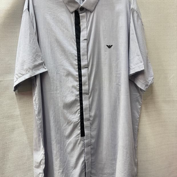 엠포리오 아르마니 스트라이프 반팔셔츠 3XL(XL~2XL)