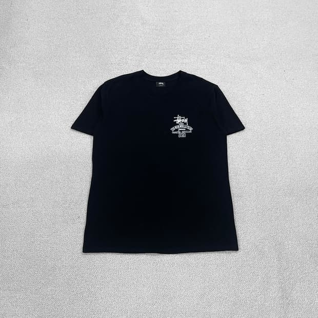 스투시 Stussy 월드트라이브 반팔 티셔츠 블랙