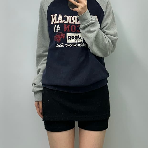 Jeep 지프 y2k 와투케 나그랑 맨투맨