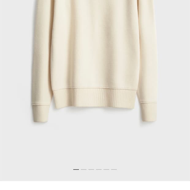 울숄더버튼쿠루넥 새상품