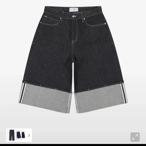 빈티지 무신사 버뮤다 롤업 팬츠