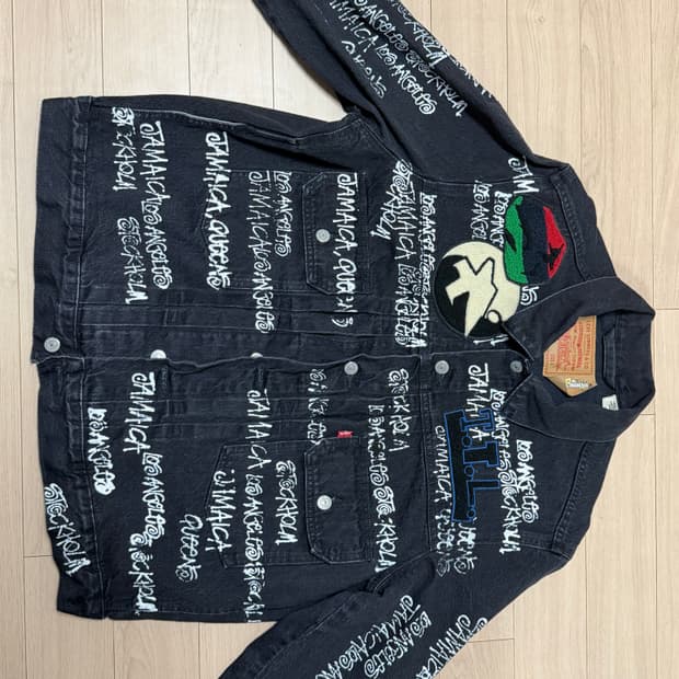 스투시 x 아워레가시 데님 자켓