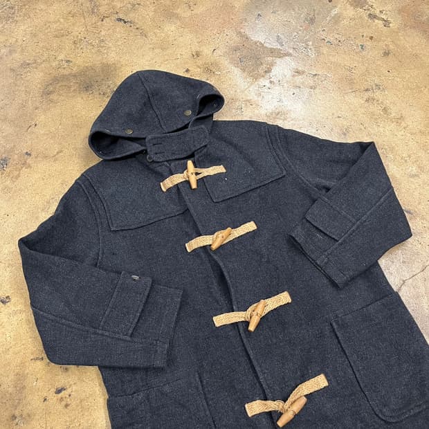 폴로 랄프로렌 차콜 떡볶이 더플 코트