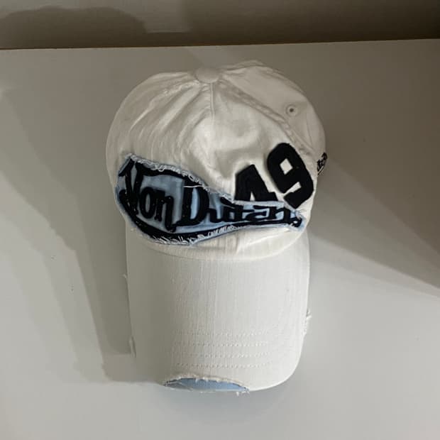 급처,유일매물) 본더치 vondutch 화이트 캡모자 🤍🩵