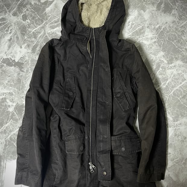 (Silas)fur hoody jacket