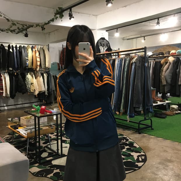 아디다스 구파이어버드 져지 네이비오렌지 105