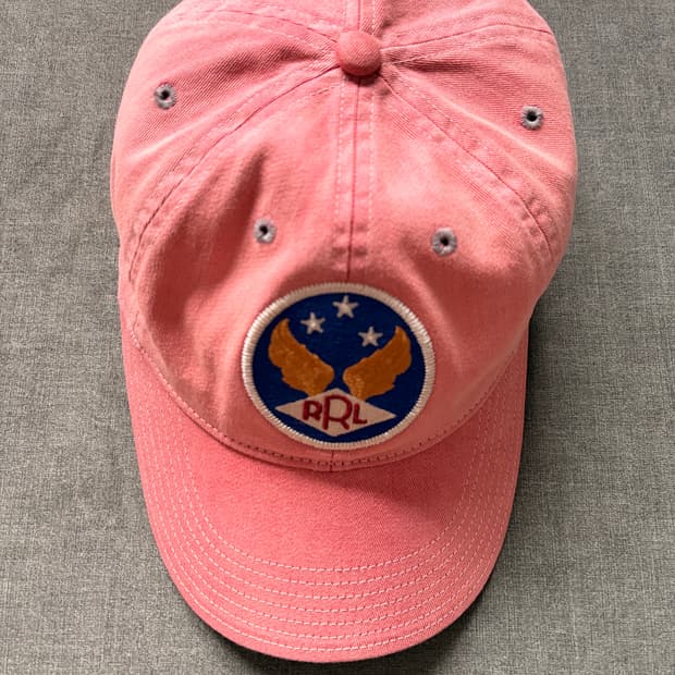 RRL 윙 로고 볼캡(핑크)