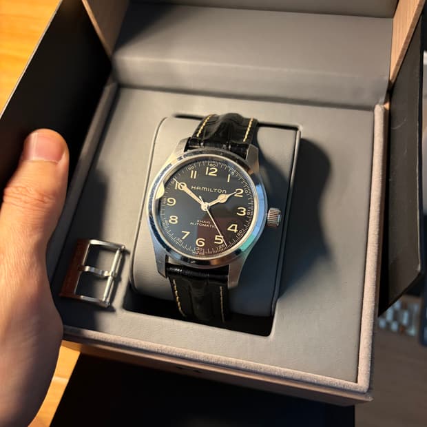 해밀턴 카키필드 머피 오토매틱 시계