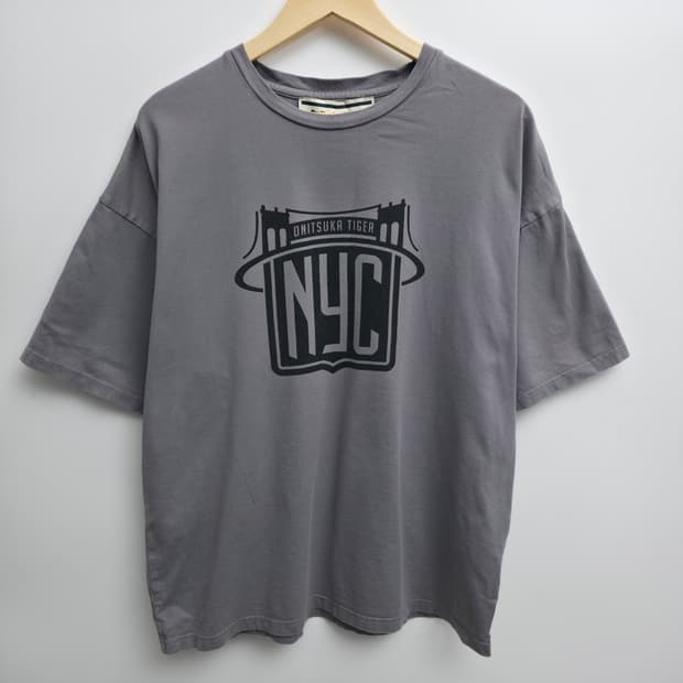 [L] 오니츠카타이거 그레이 티셔츠