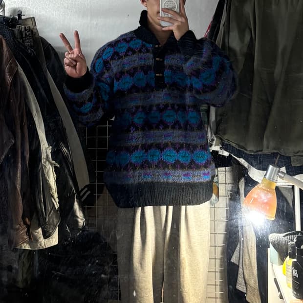 Last Horizons Himalayan 울 니트 XL