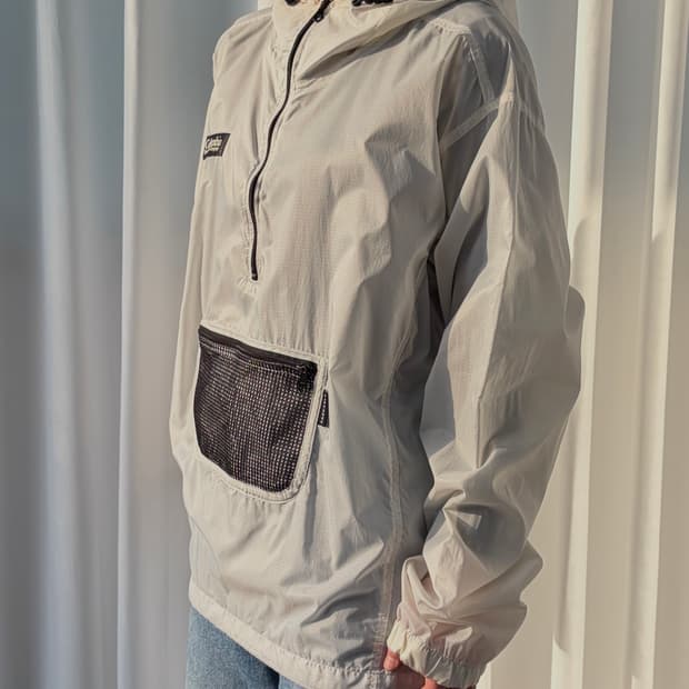 [M-L]컬럼비아 JPN 90s 패커블 하프집업 바람막이