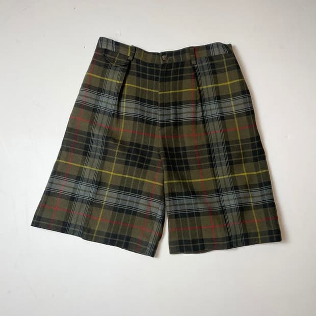 버버리 00's 체크 패턴 버뮤다 팬츠 PN9619