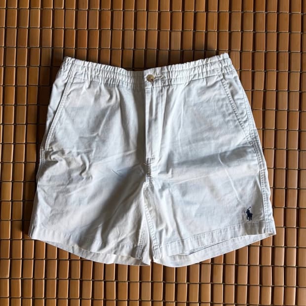 스트레치 클래식 핏 프렙스터 하프 팬츠 S