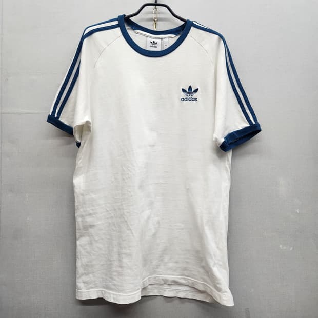 아디다스 로고 삼선 링거 반팔티 2XL(L)