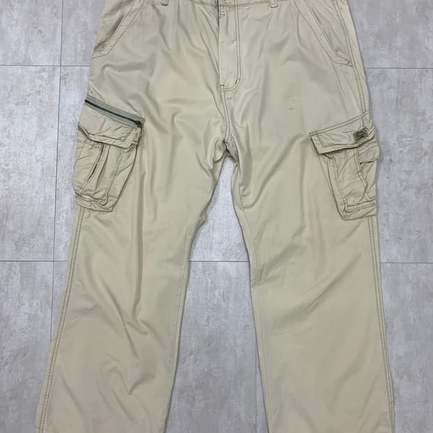 UNIONBAY 아이보리 카고팬츠