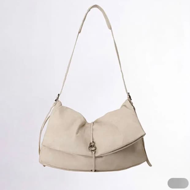 스컬프터 folded slouchy bag ivory