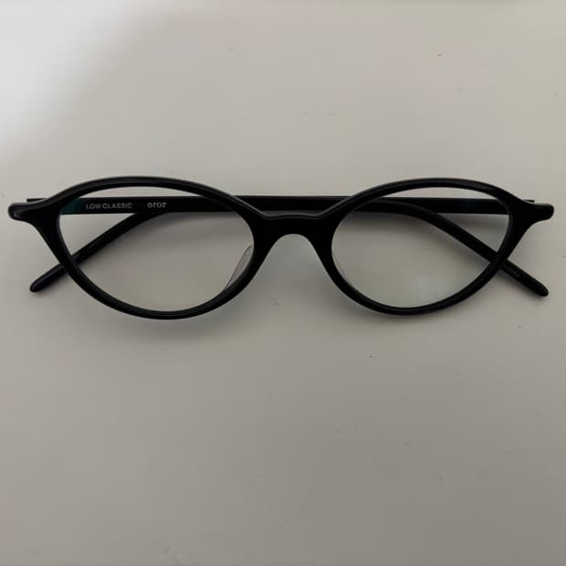 오르오르 로우클래식 안경 블랙