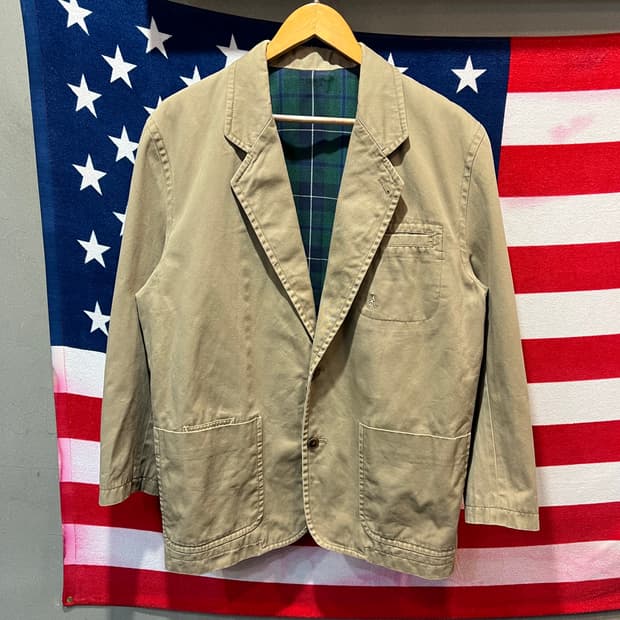 빈폴 베이지 코튼 자켓