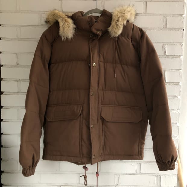 ALLIX OUTFITTERS 브라운 패딩 자켓