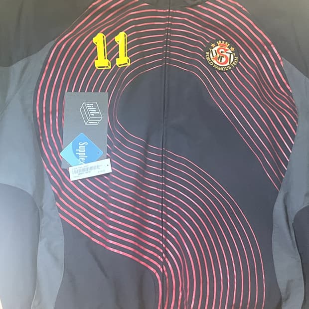 24FW 슈프림 s로고 트랙자켓 블랙 M