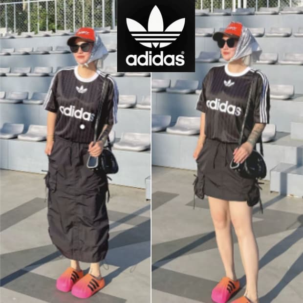 (새상품) 아디다스 카고 스커트