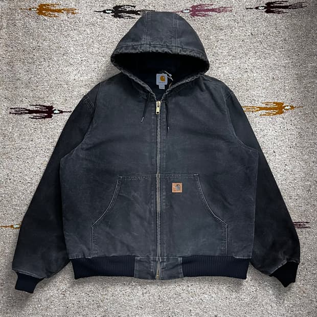 칼하트 J130 덕액티브 자켓 블랙