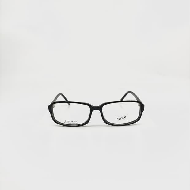 Vintage hino 블랙 아세테이트 뿔테 안경 프레임