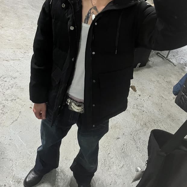 Hare 2way zip down jacket