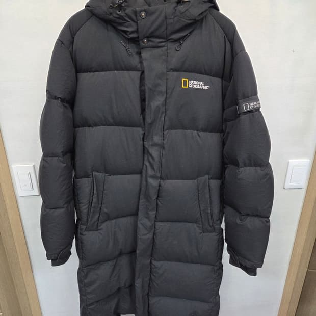 내셔널지오그래픽 엑스밴딩 롱패딩 xxl