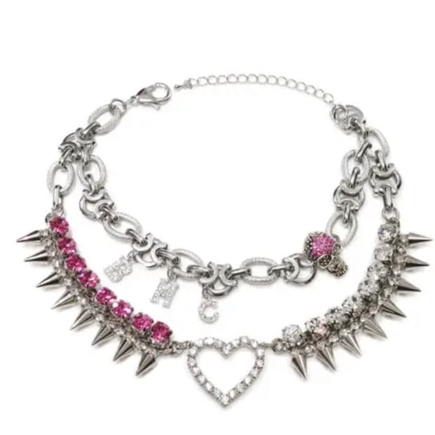 베이비메탈클럽 트윙클 스컬 목걸이